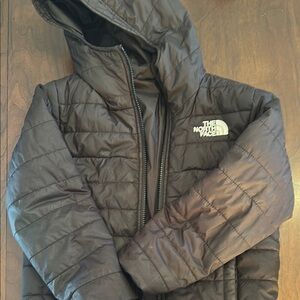 The North Face Kids Black Reversible Puffer Jacket